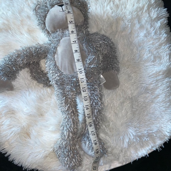 Lambs & Ivy KoKo the Monkey plush‎ Stuff animal grey curly hair Velcro hands “19 - Picture 8 of 9